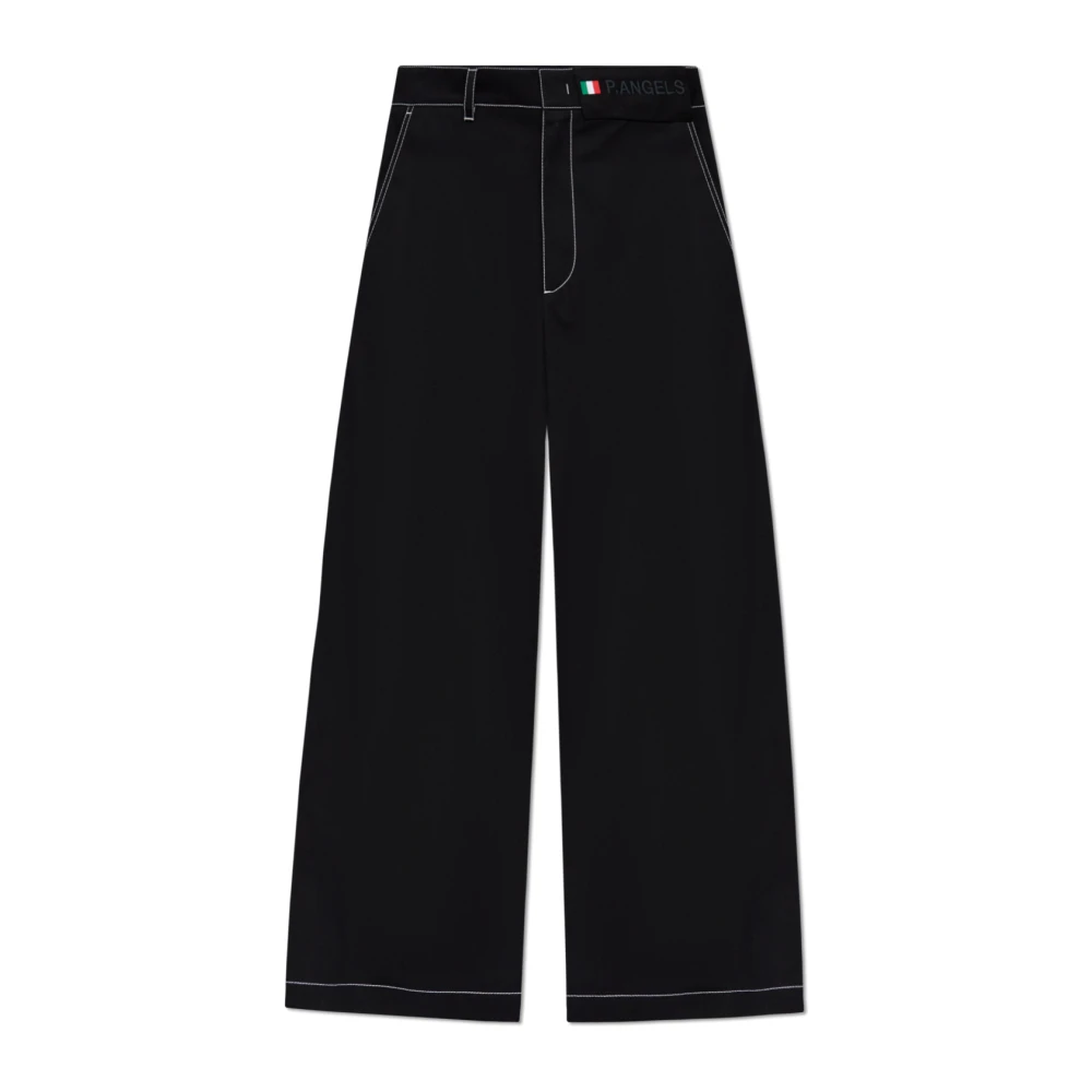 Moncler Men's Black Wide Trousers