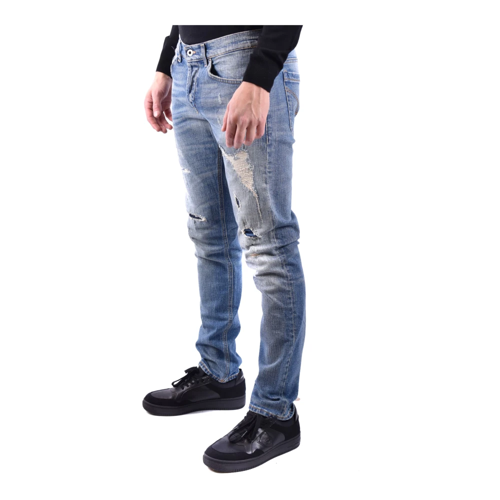 Dondup Rechte Jeans Blue Heren