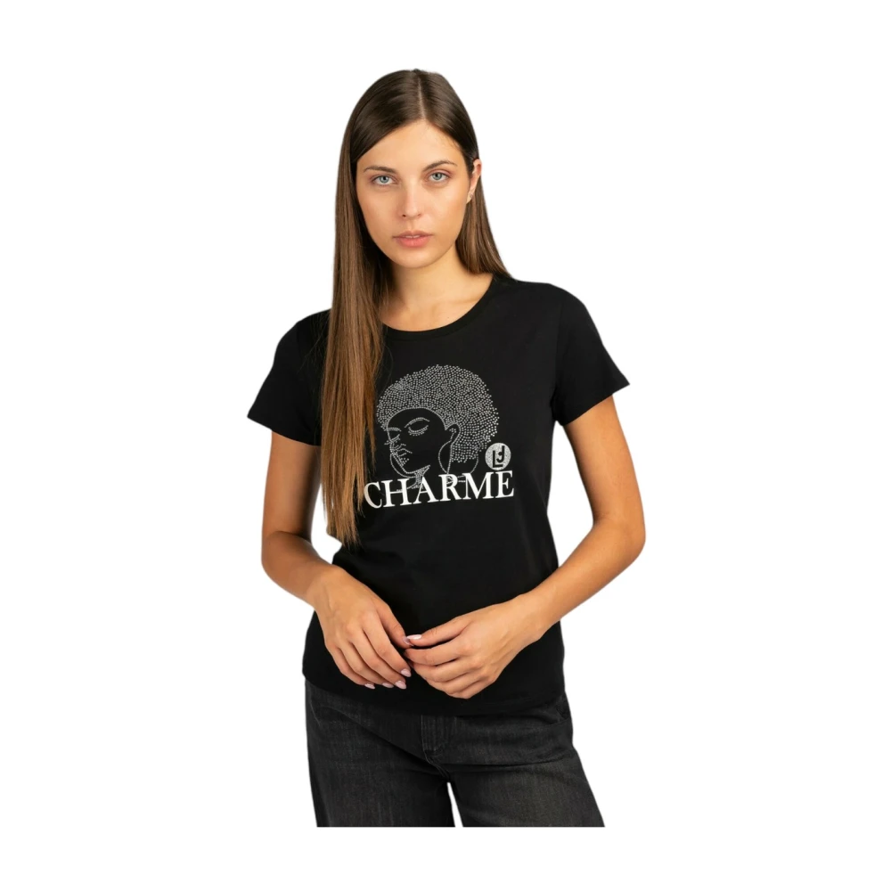 Liu Jo Basis T-shirt Black Dames