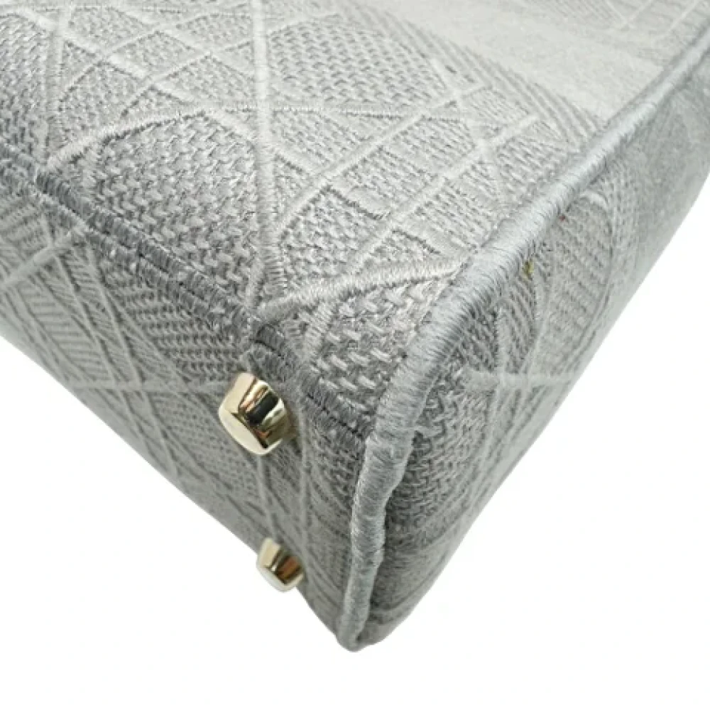 Dior Vintage Pre-owned Fabric dior-bags Gray Dames