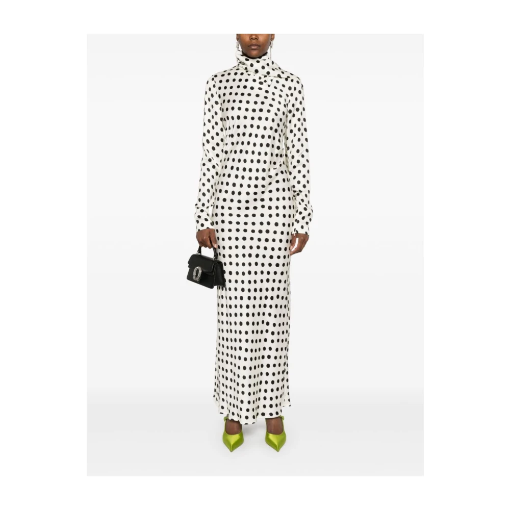 Msgm Maxi Jurk Wit White Dames