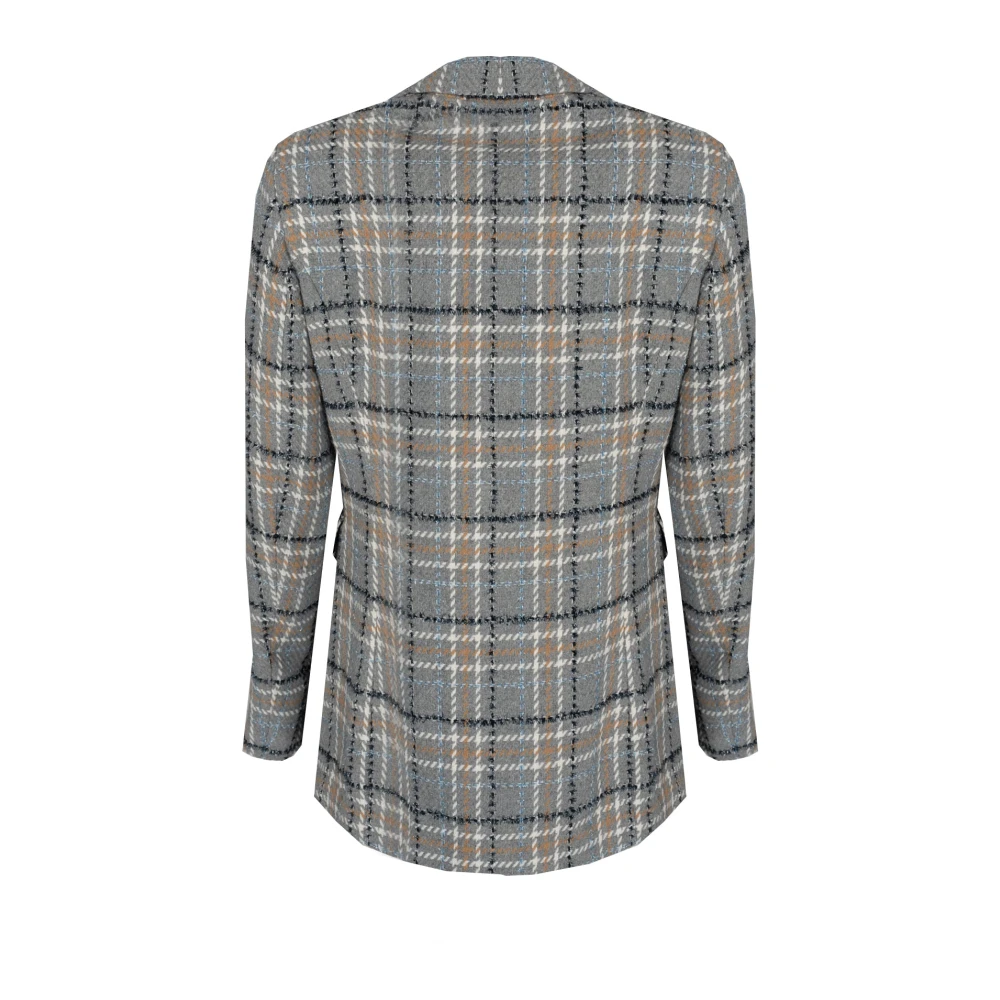 Liu Jo Klassieke Blazer Gray Dames