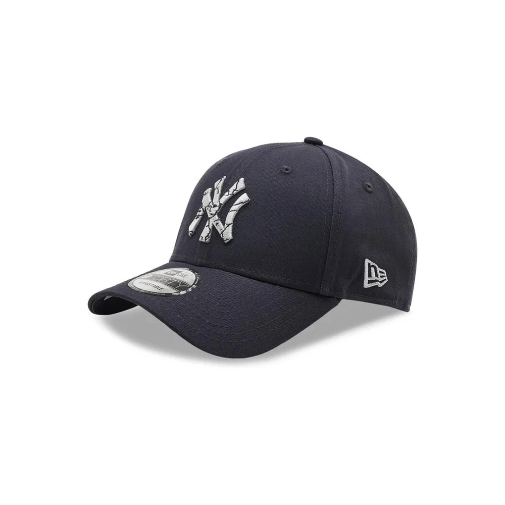 New Era Yankees Marmorfyllnad Keps Blue, Herr