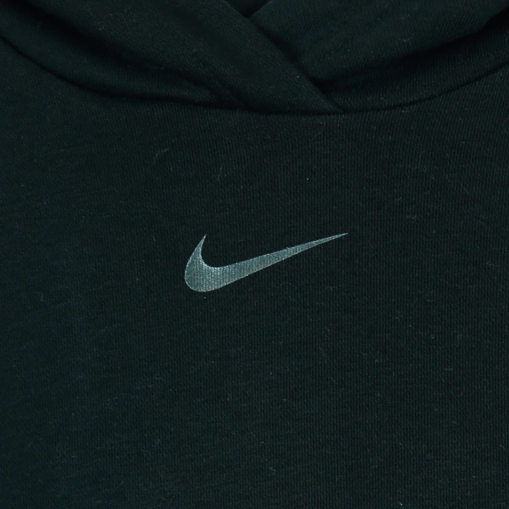 Nike Korte mouwen hoodie French Terry Black Dames