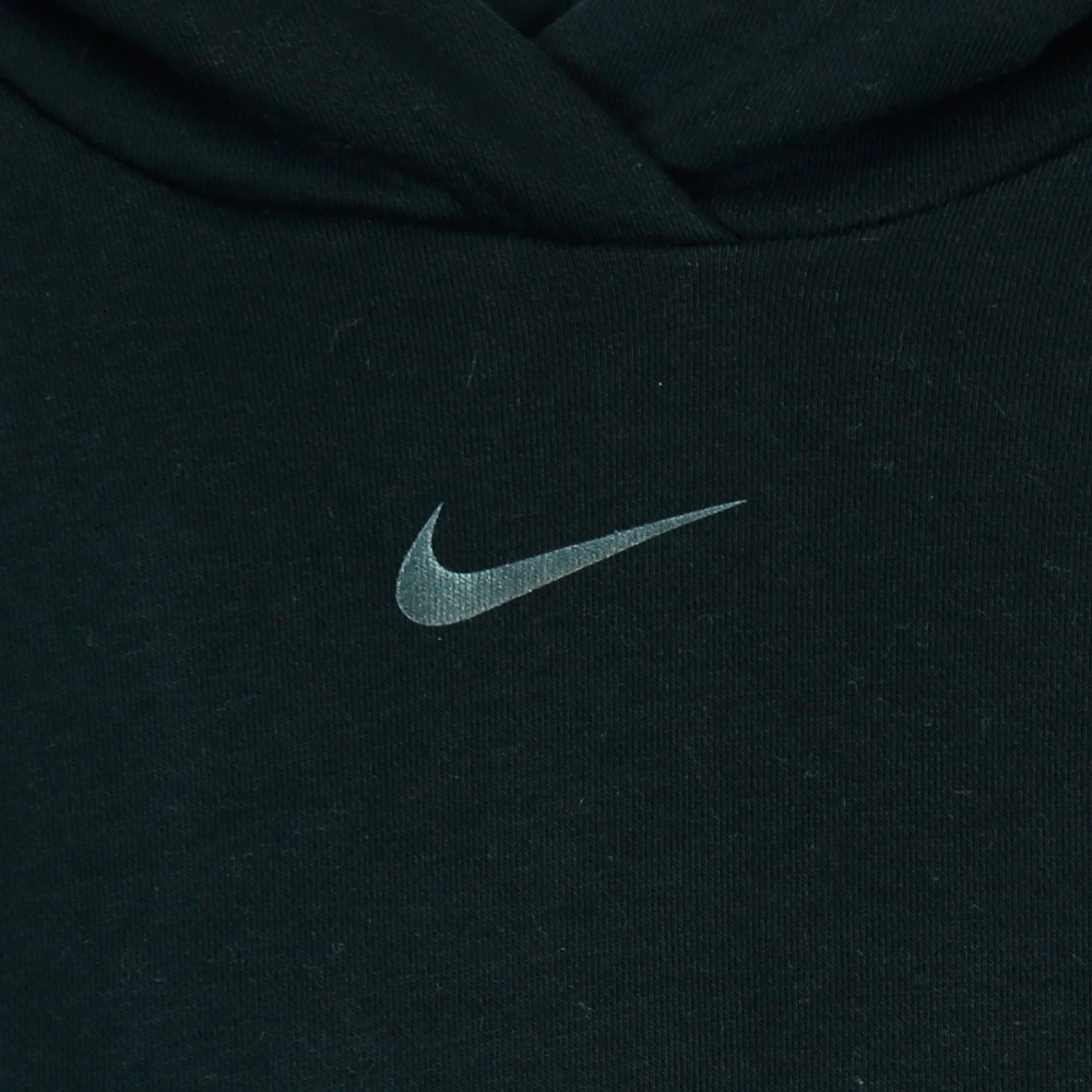 Nike Short Sleeve Hoodie French Terry Black Dames