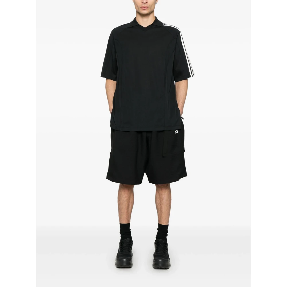 Y-3 Katoenen T-shirt Black Heren