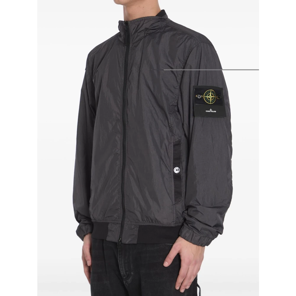 Stone Island Grijze Jassen voor Stijlvolle Outfits Gray Heren