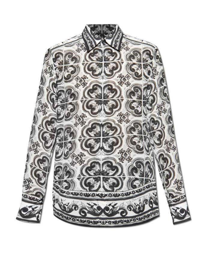 chemise-en-soie-avec-impression-majolique