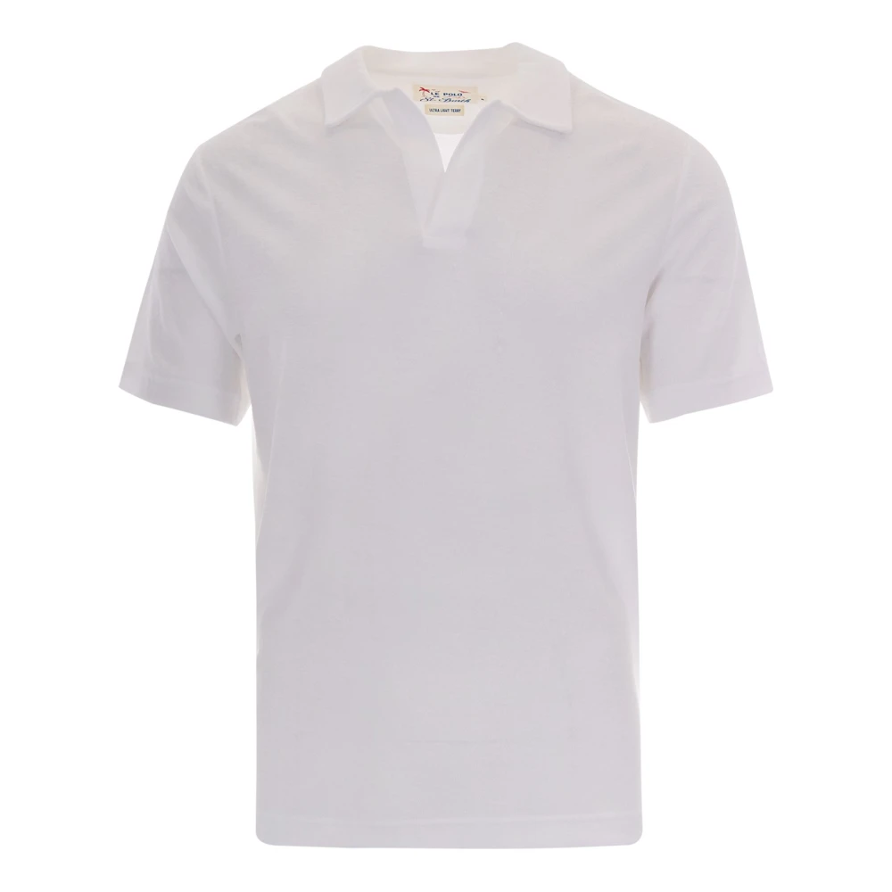 Mc2 Saint Barth White Jeremy Jersey Terry Polo - Male - Polo Shirts - Xl - Tops