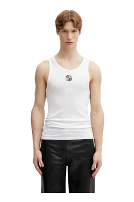 Biker Cross Logo Tank Top