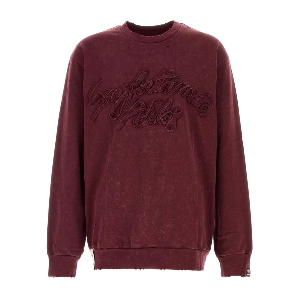 Adidas Bordeaux Katoenen Sweatshirt Red Heren