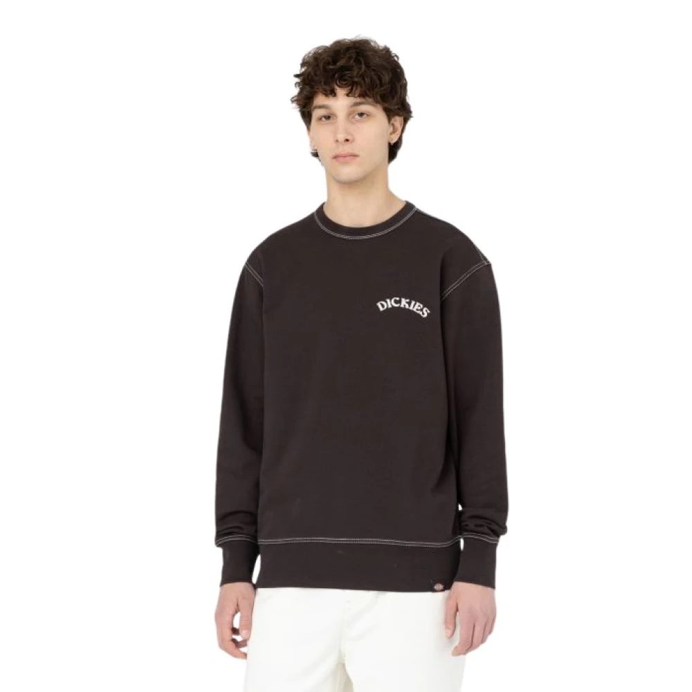 Dickies Men's Brown Dbx1 Dark Sweatshirt - Sweatshirts - L - Sweatshirts & Hoodies