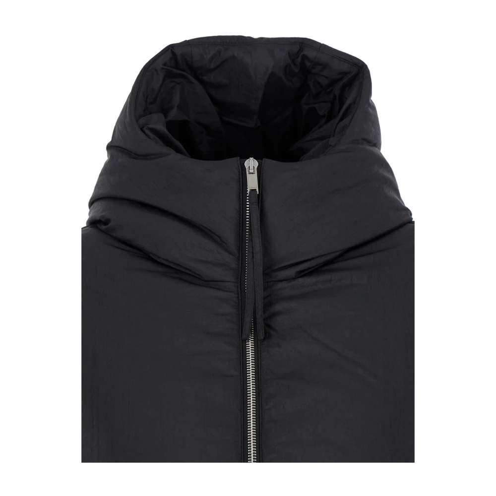 Jil Sander Zwarte Donsjas Black Dames