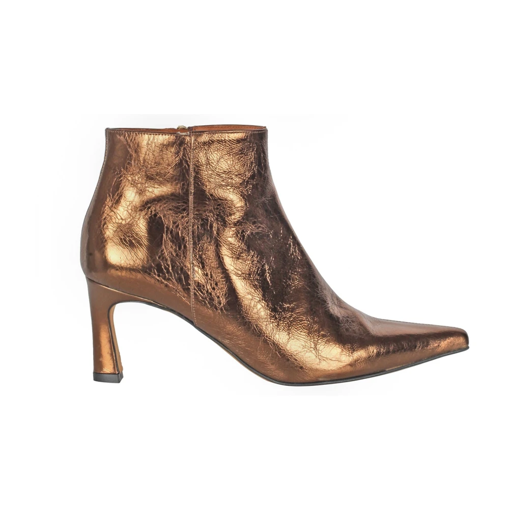 Angel Alarcon Heeled Boots Brown Dames