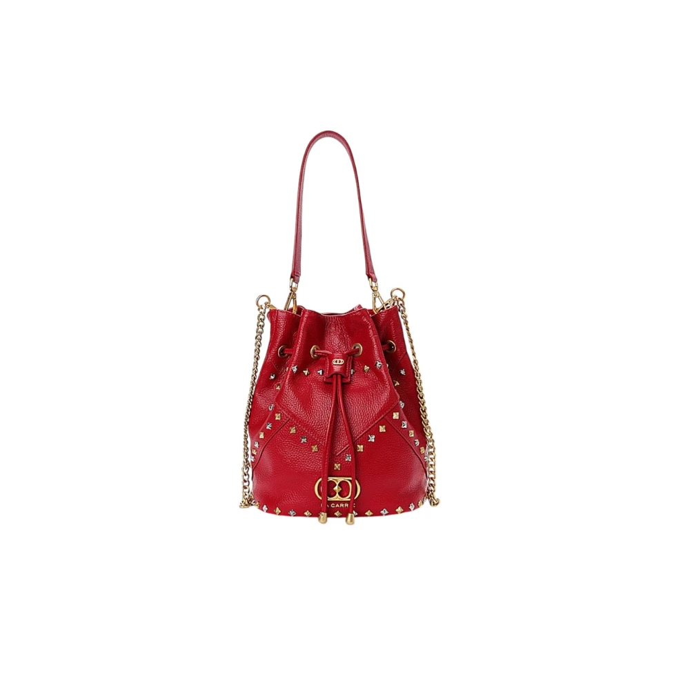 La Carrie Stijlvolle Leren Tas Red Dames