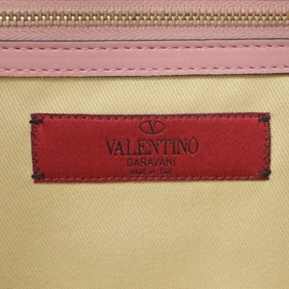 Valentino Vintage Pre-owned Leather shoulder-bags Pink Dames