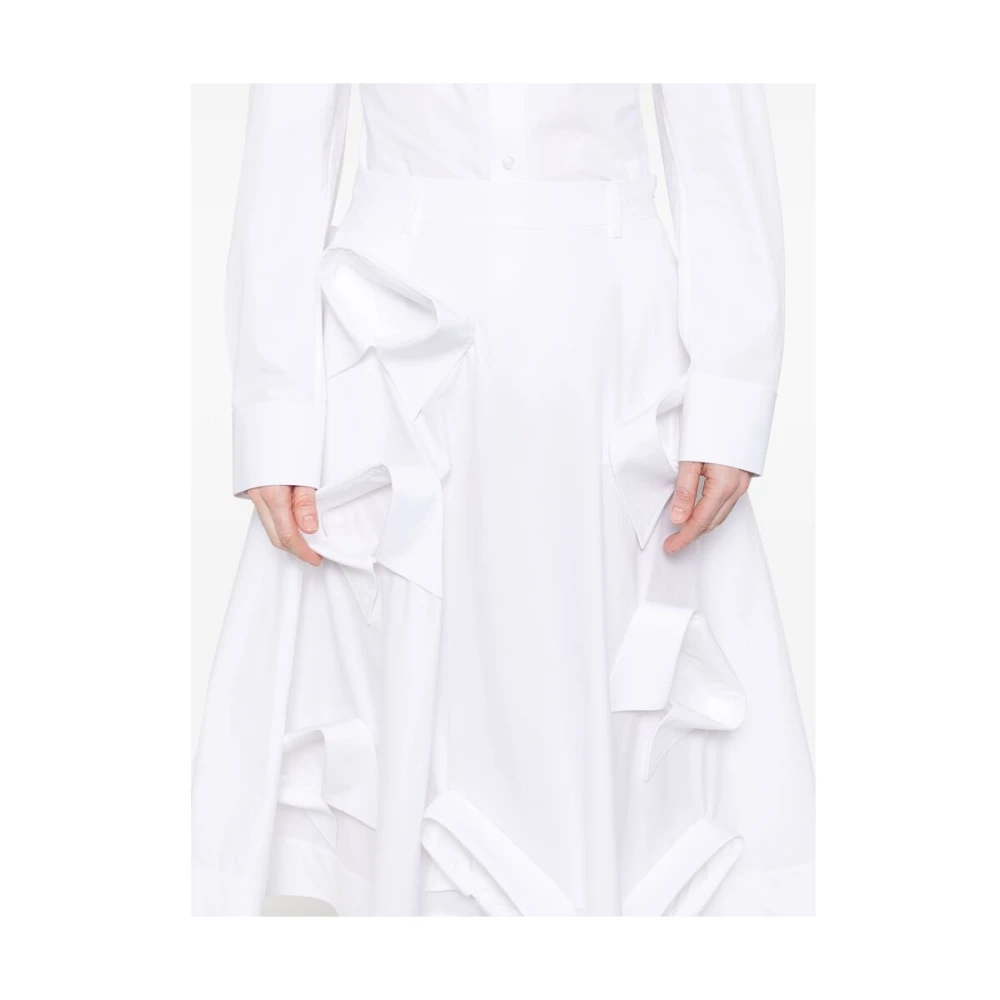 Moschino Witte Rok met Zakken White Dames