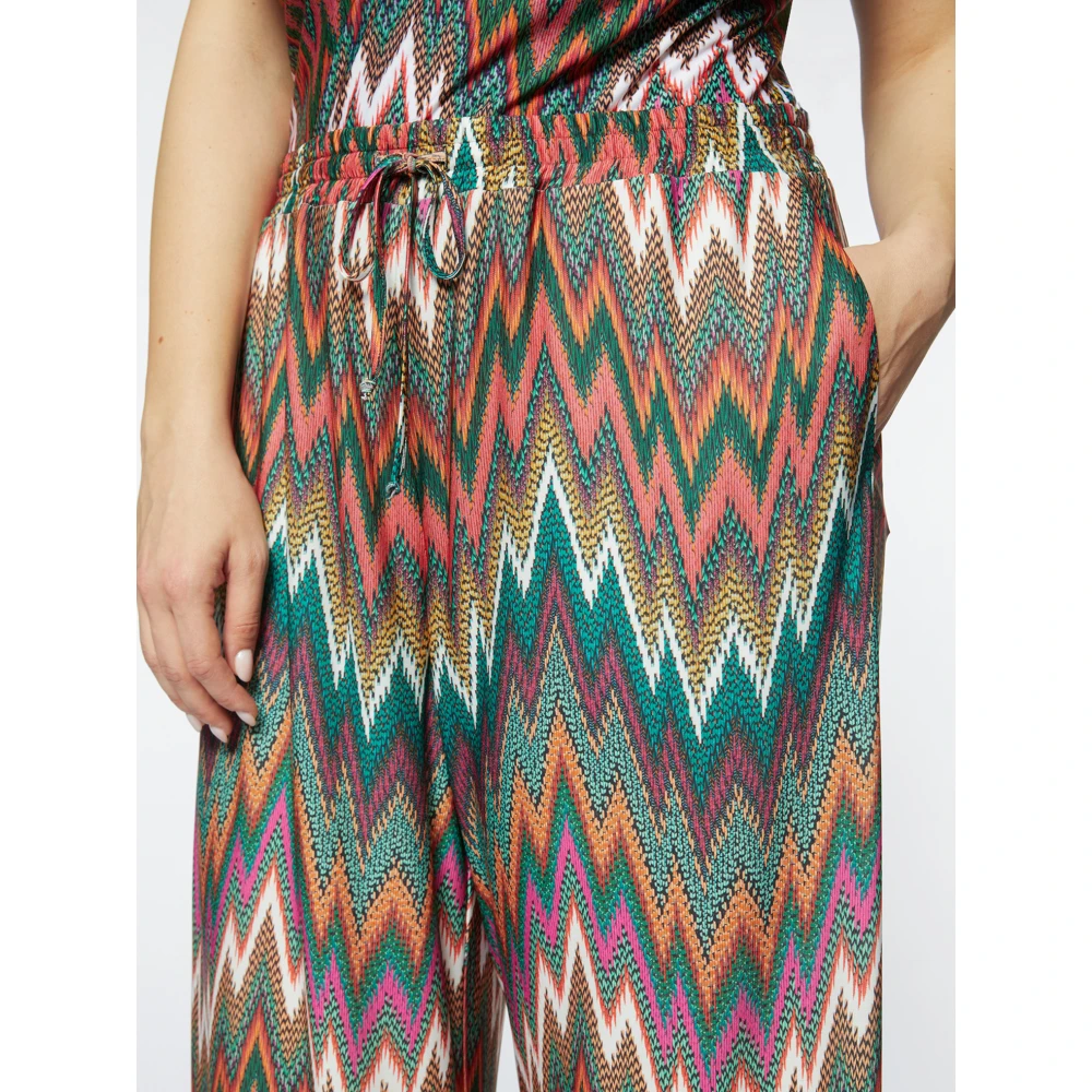 Fiorella Rubino Gedrukte Strandbroek Multicolor Dames