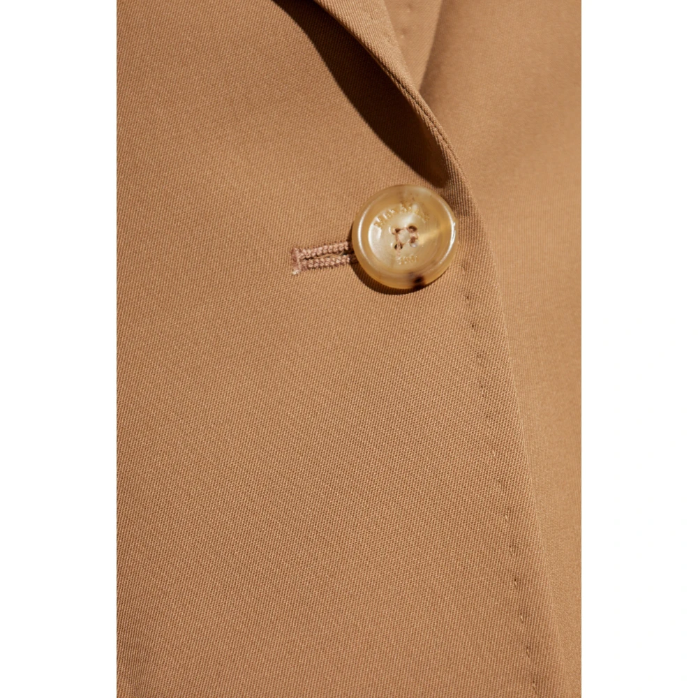 Max Mara Vest Bergamo Brown Dames