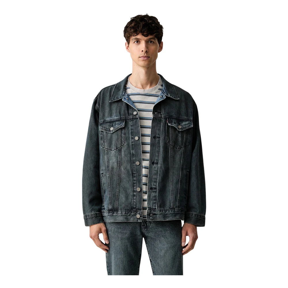 Levis, Herren, Leichte Jacken, Jeansjacke, Blau, (XL) - Bild 3
