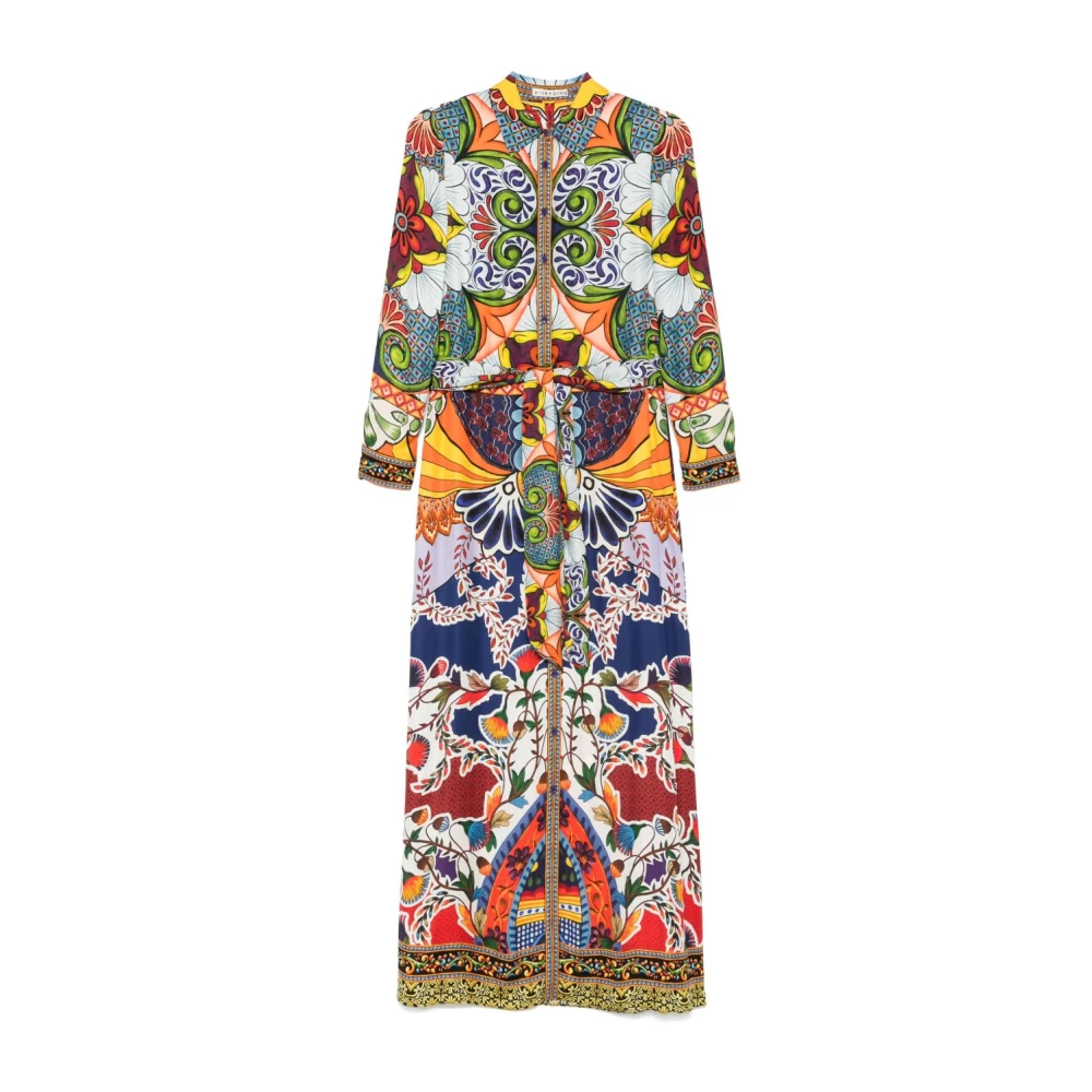 Alice + olivia Bloemenprint knoopjurk Multicolor Dames