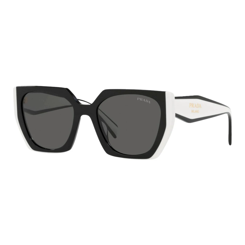 Prada Oversized Cat Eye Zonnebril Black Dames