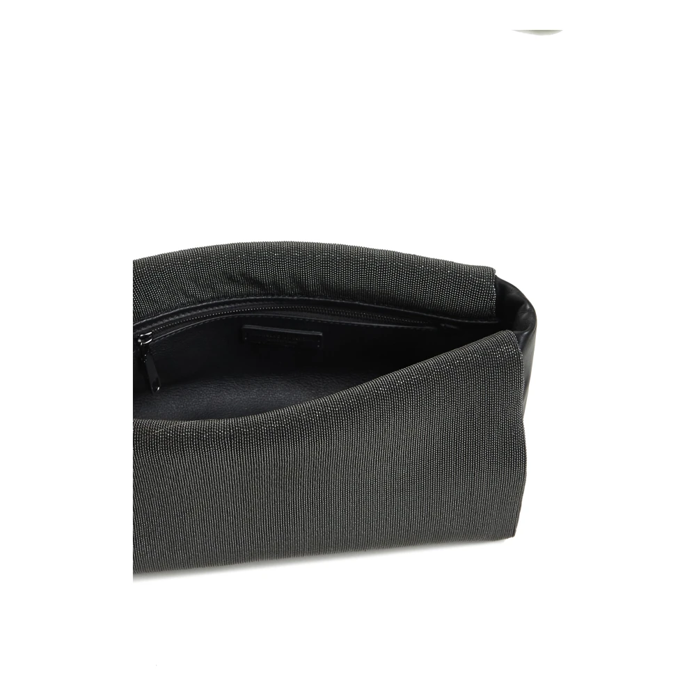 BRUNELLO CUCINELLI Zwarte Precious Clutch Tas Black Dames