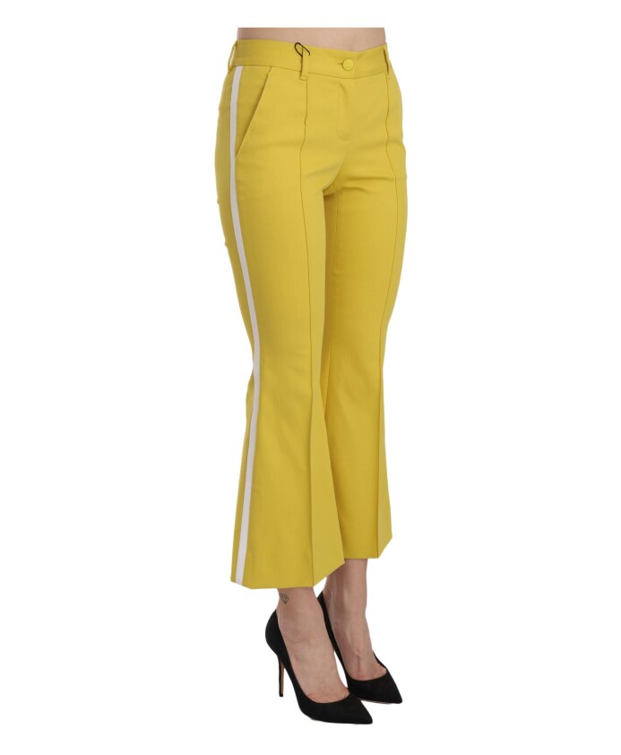 pantalon-jaune-chic-flare-pour-soires-lgantes