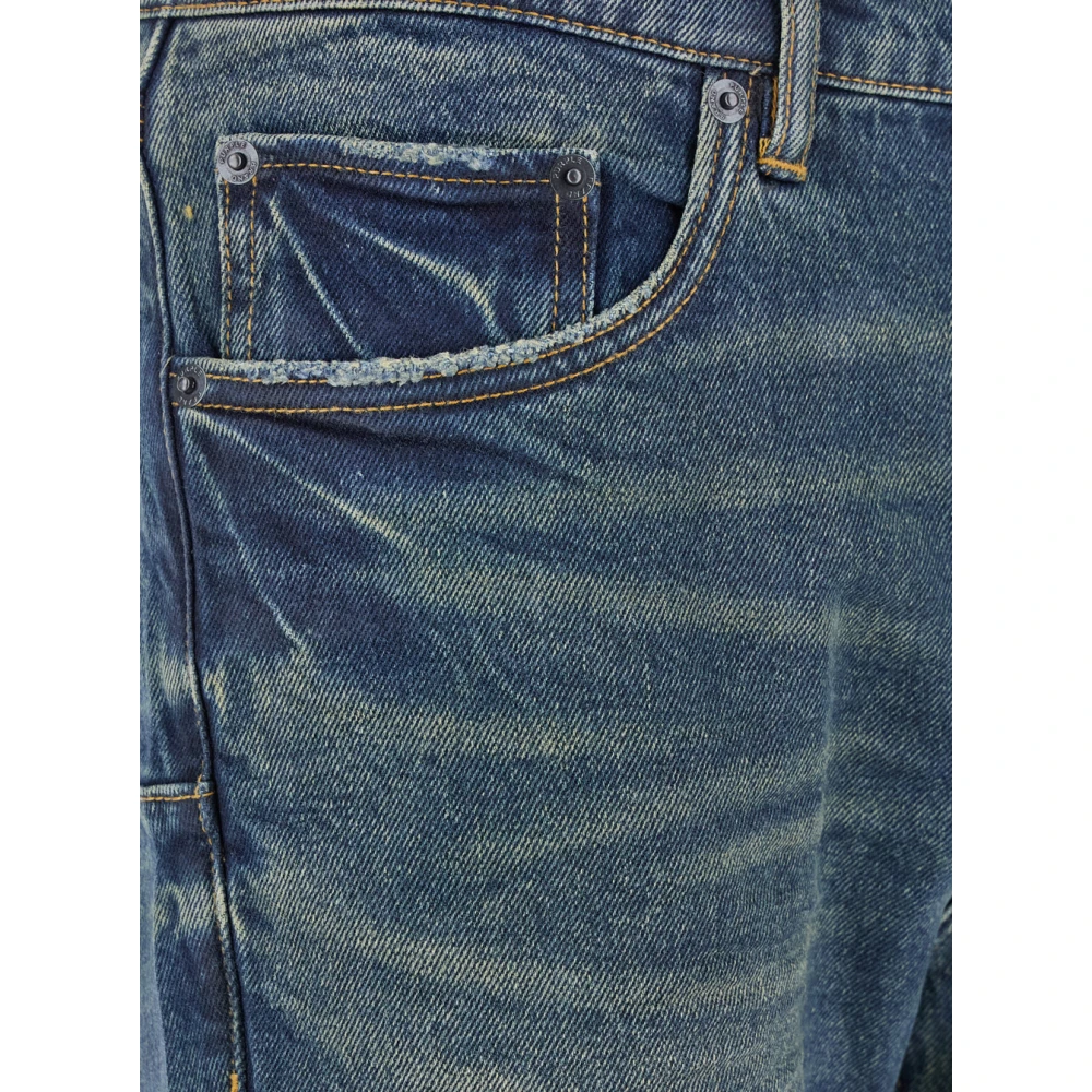 Purple Brand Coated Skinny Dark Tempest Jeans Blue Heren