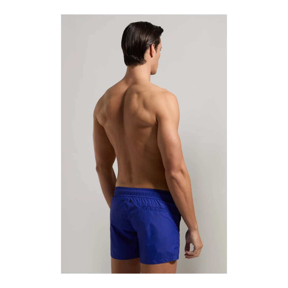 Bikkembergs Blauwe Logo Zwembroek Blue Heren