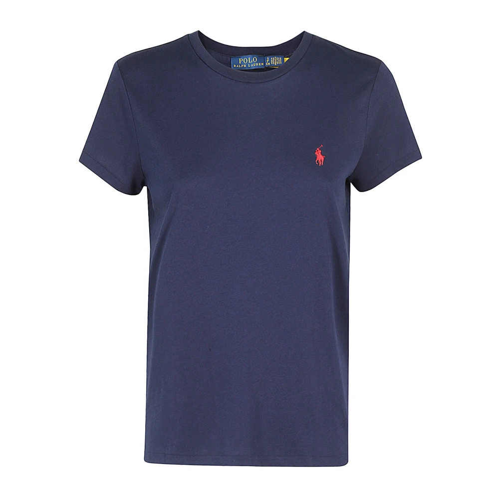 Ralph Lauren Casual Katoenen T-shirt Blue Dames