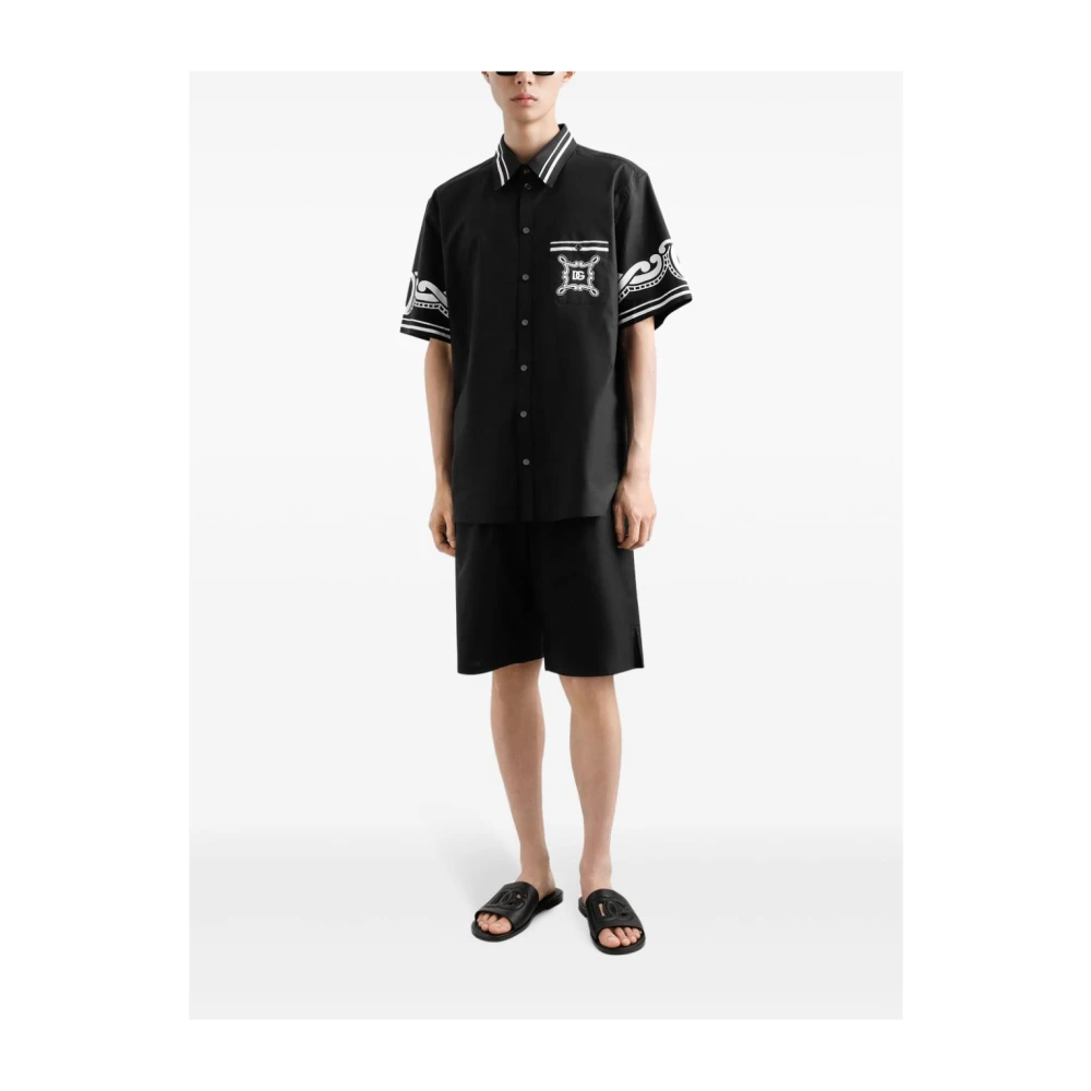 Dolce & Gabbana Stijlvolle Heren Nero Shirts Black Heren