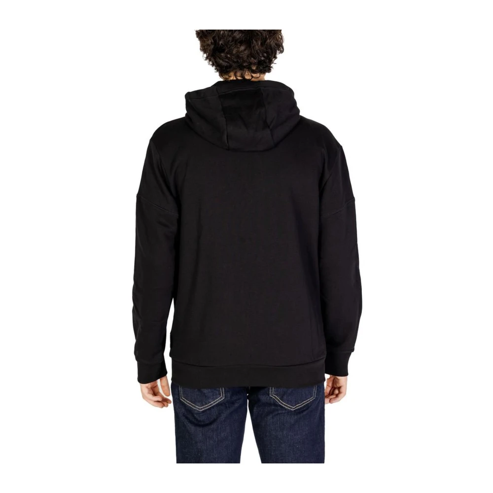 Emporio Armani EA7 Katoenmix Sweater Mannen Collectie Black Heren