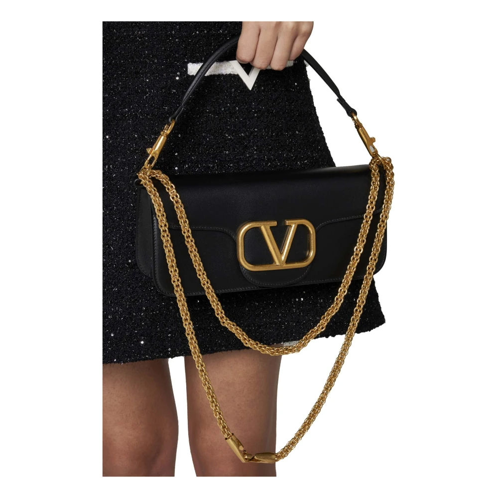 Valentino Garavani Zwarte Elegante Schoenen Black Dames