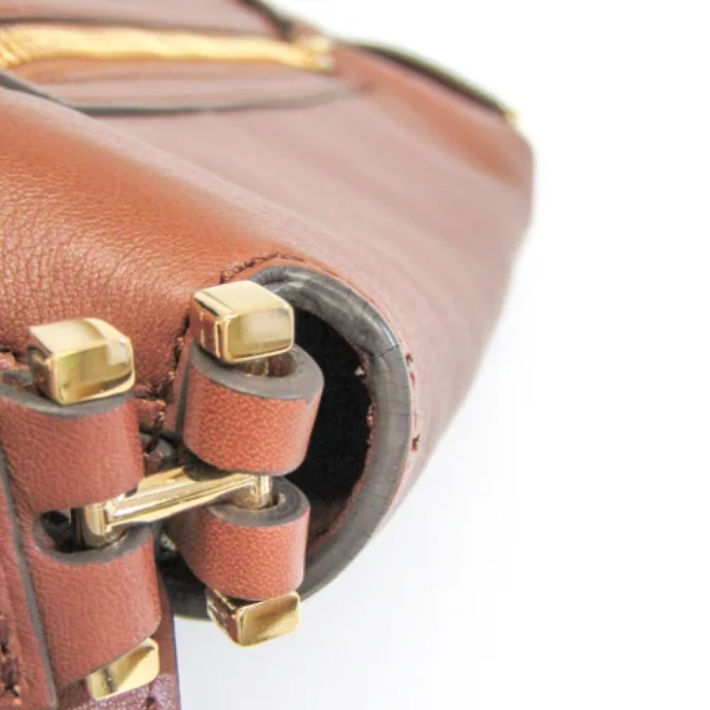 Anya Hindmarch Pre-owned Leather shoulder-bags Brown Dames