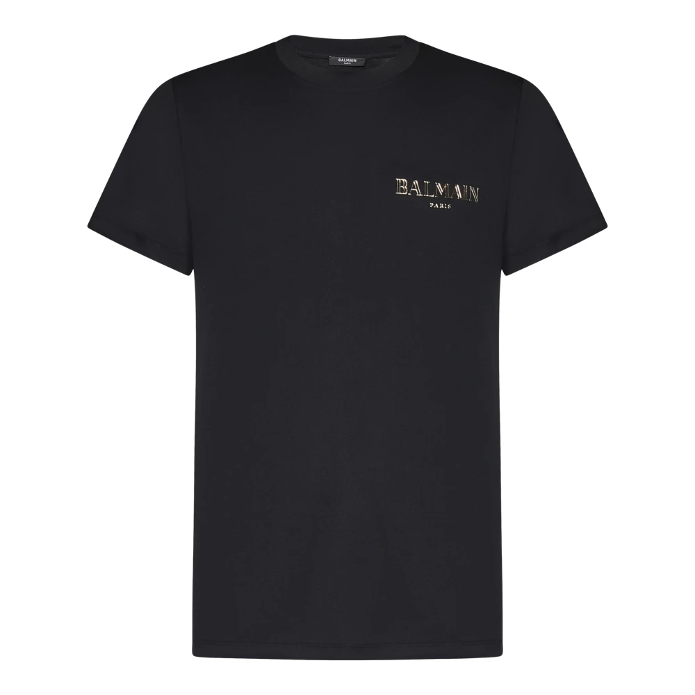 Balmain - Tops > T-Shirts - Black - Balmain - Modalova