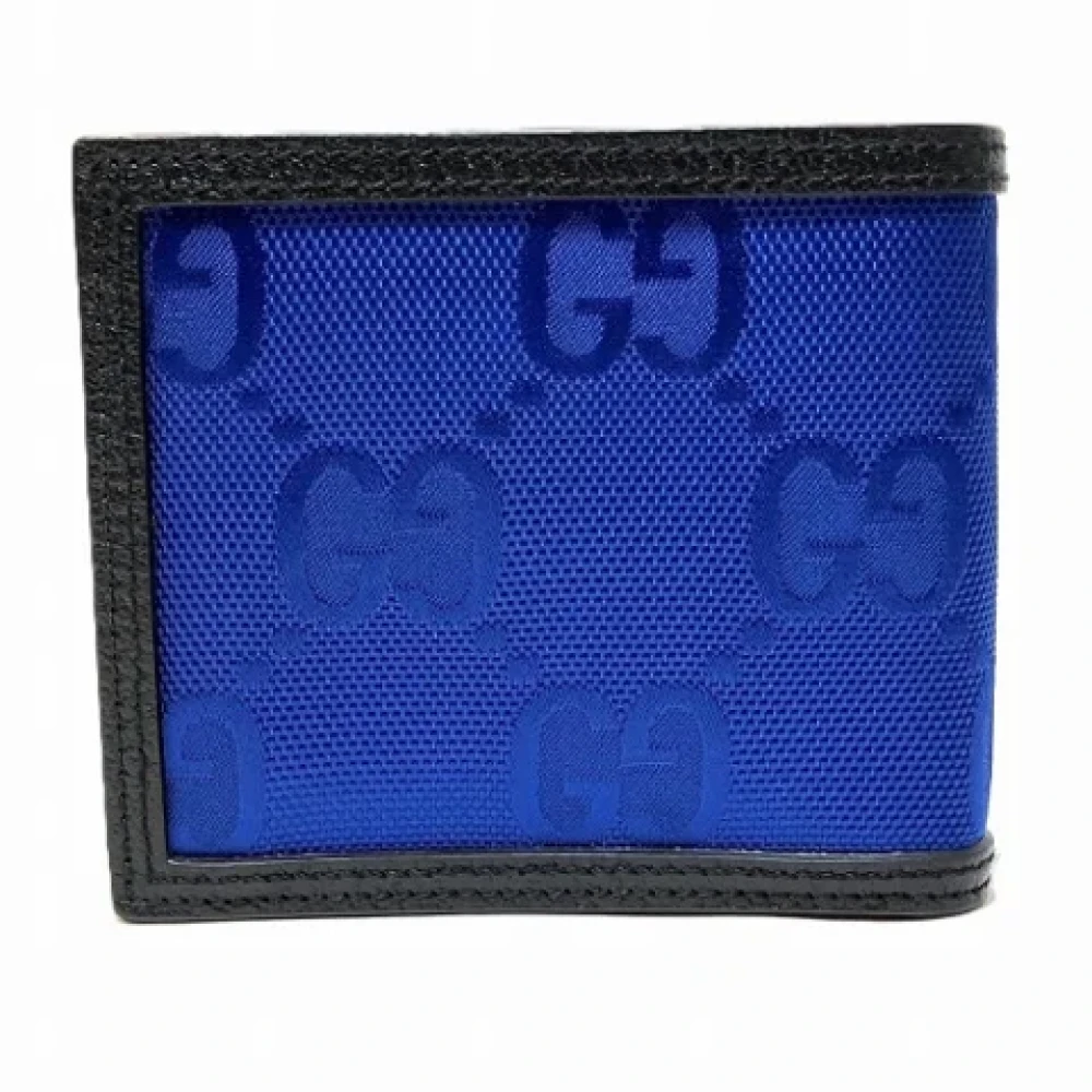 Gucci Vintage Pre-owned Leather wallets Blue Dames