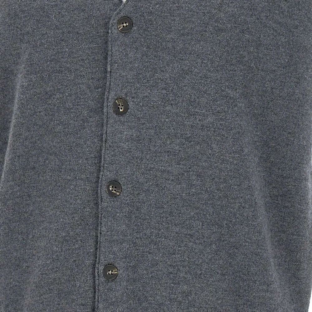 Kangra Heren wollen vest rookgrijs Gray Heren