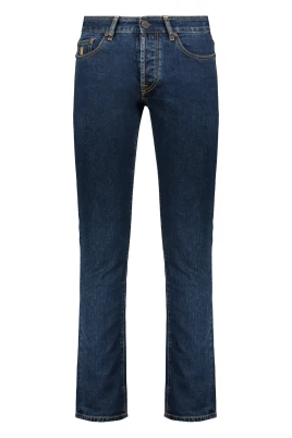 Straight Cut Denim Pants