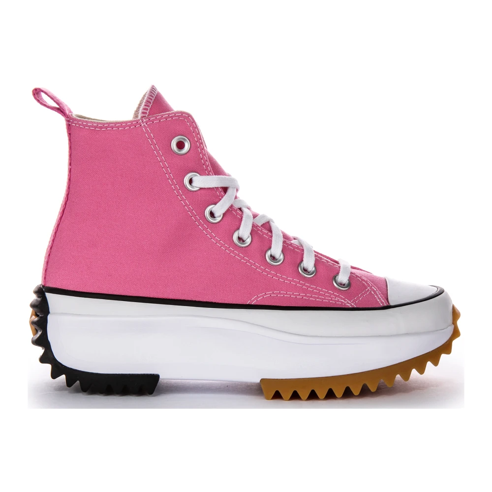 Converse Women's Pink Sneakers, 5 1/2 Uk, Run Star Hike Hi Trainers