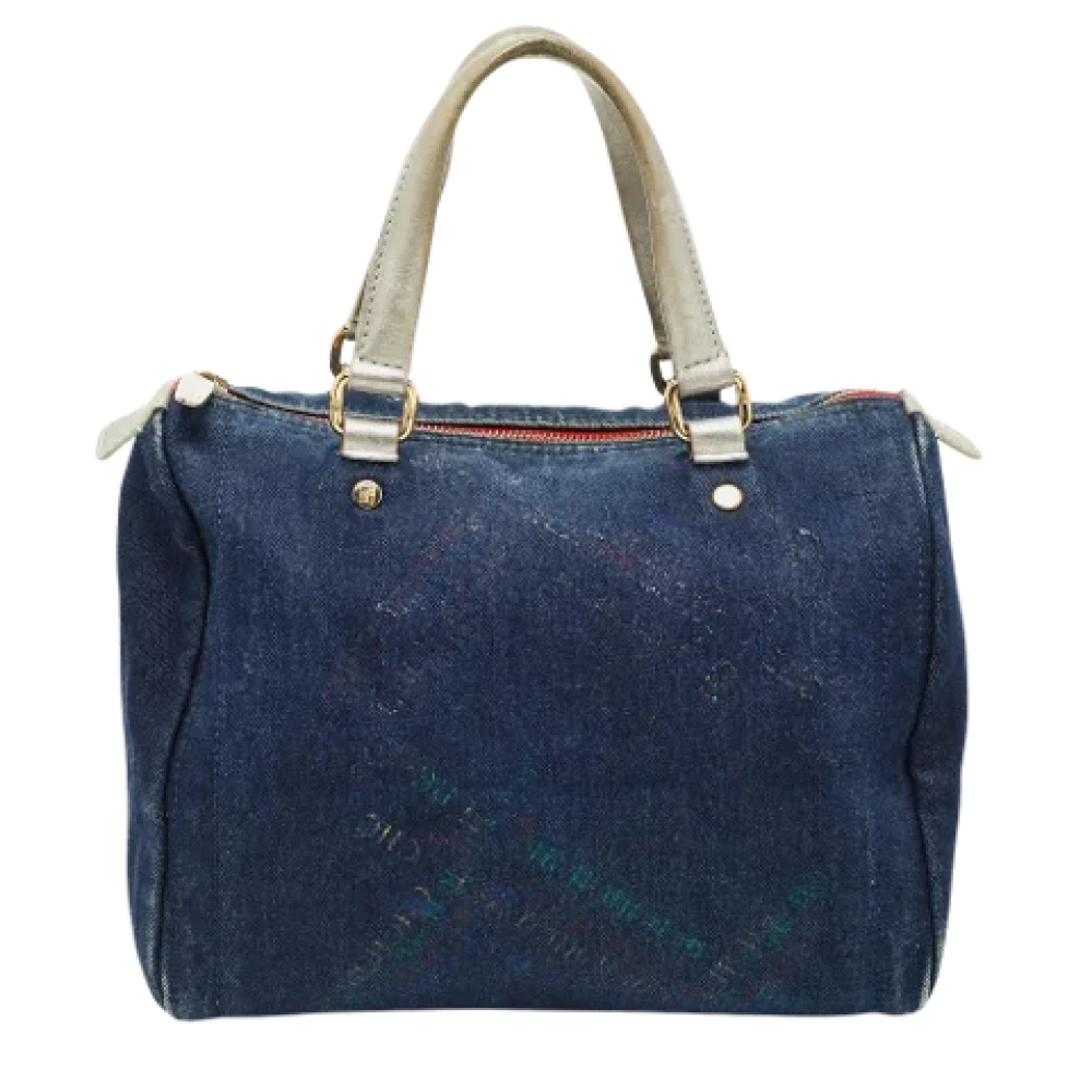 Carolina Herrera Pre-owned Denim handbags Blue Dames
