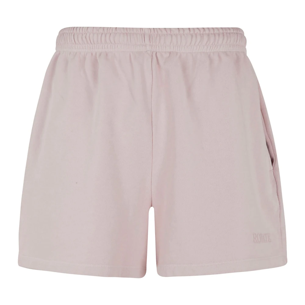 Rotate Birger Christensen Rekbare Casual Shorts Pink Dames