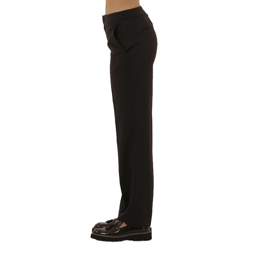 Twinset Koffie Chocolade Koffie Broek Black Dames