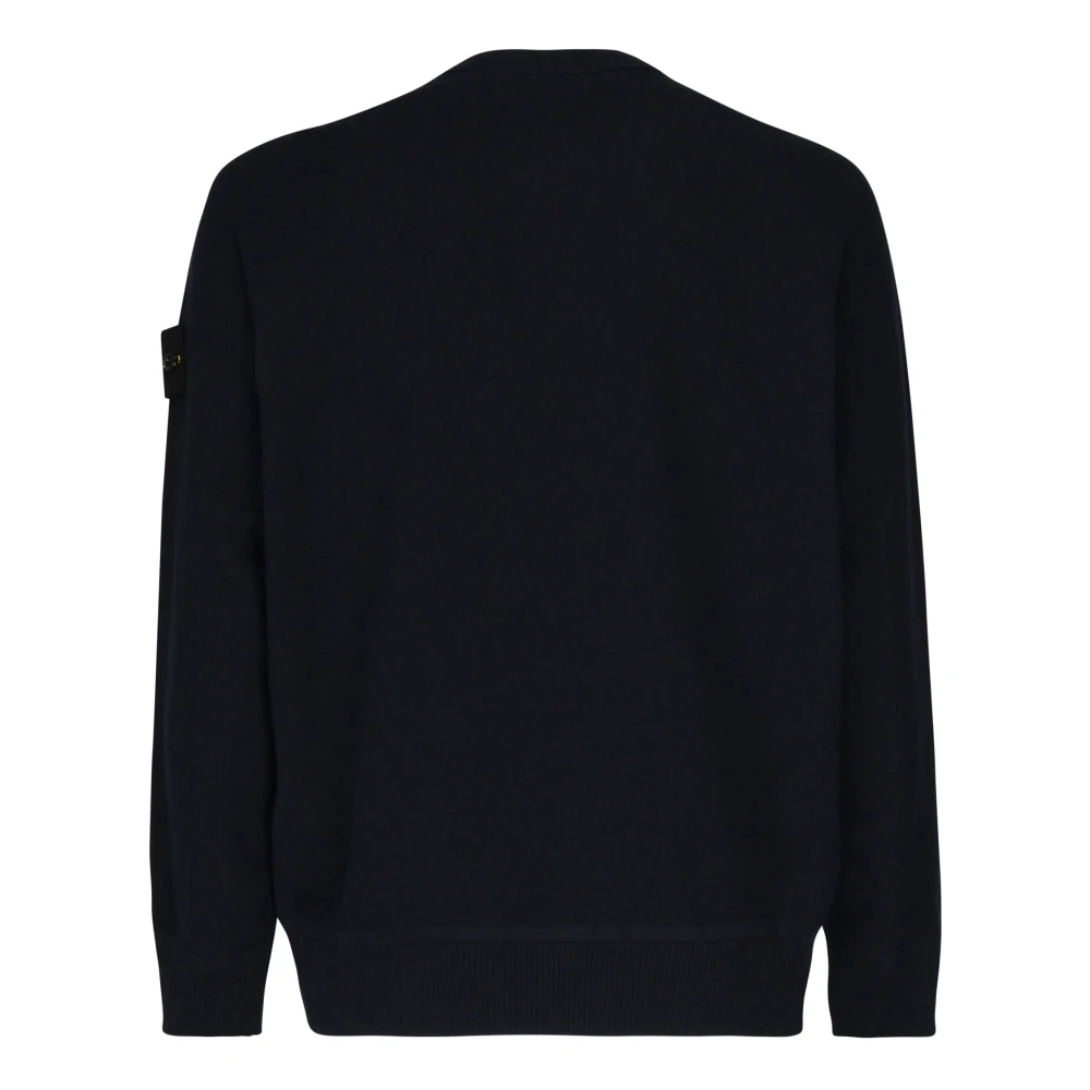 Stone Island Blauwe Sweaters voor Mannen Blue Heren