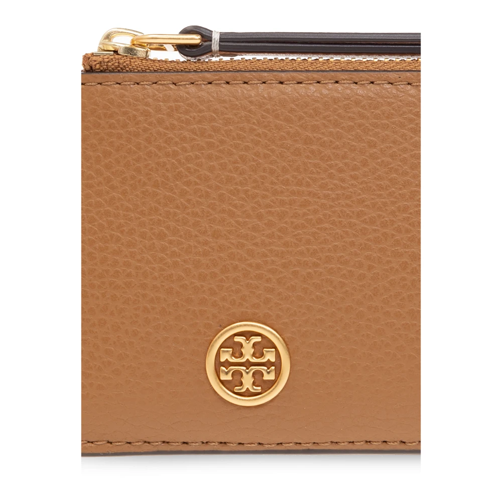 TORY BURCH Kaarthouder met logo Brown Dames