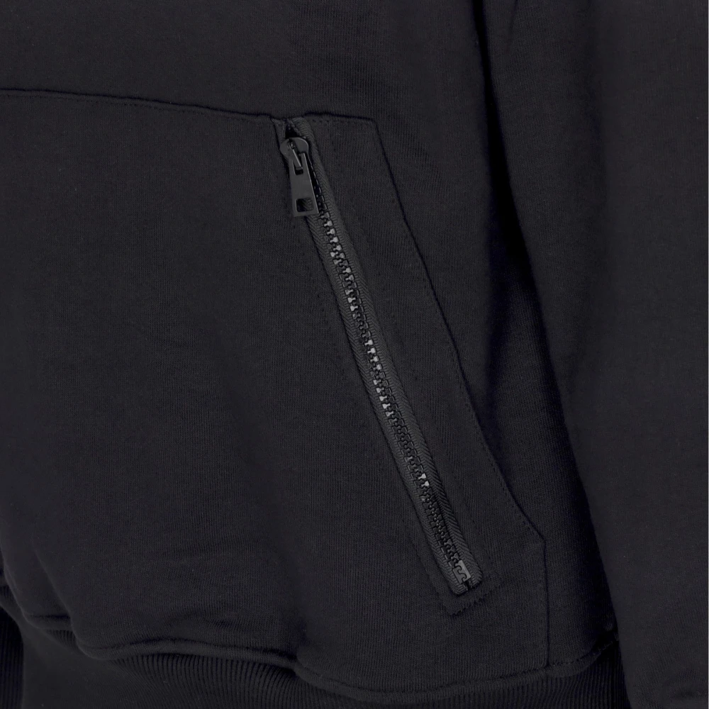 Mauna Kea Zwarte Lichtgewicht Hoodie met Triple J Black Heren