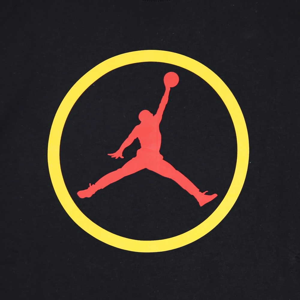 Jordan Sportief Crew Neck Zwart T-Shirt Black Heren