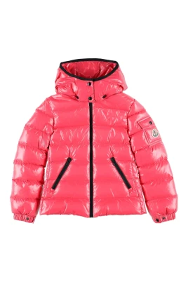 Barn Fuchsia Jackor med Avtagbar Huva