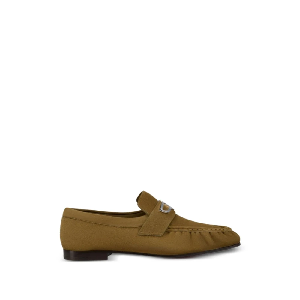 Christian Louboutin Brown Loafers, Female, 6 Uk, Mocallista Loafers
