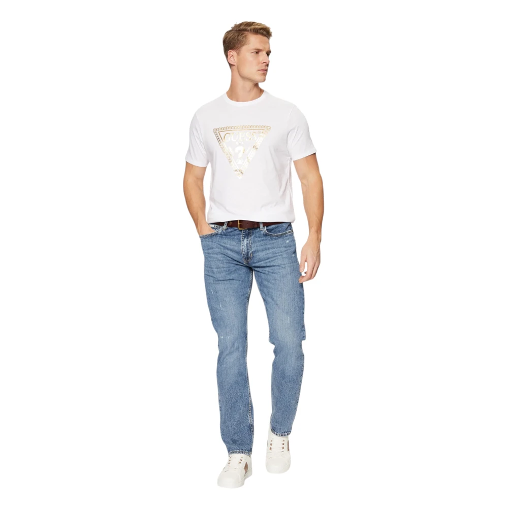 Guess Biologische Slim Jeans Blue Heren